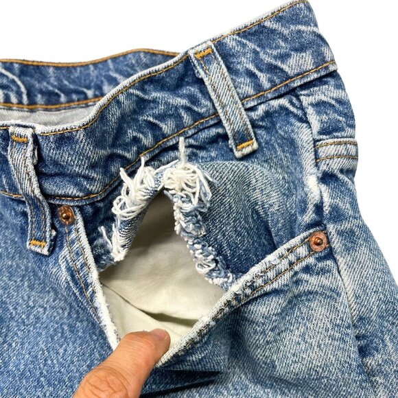 Vintage Levis Jeans Light Wash Orange Tab Straight- NO tag-Measures Men’s 40x28 - Picture 7 of 11